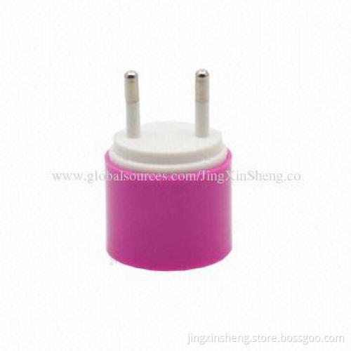 Universal USB Travel Adapter for Mobile Phones, with VDE Plug